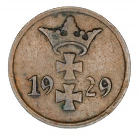Obrazek dla: 1 fenig 1929 Wolne Miasto Gdańsk