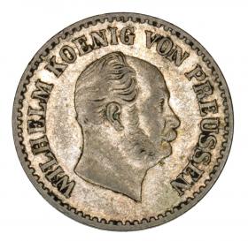 Obrazek dla: 1 grosz srebrny 1861 Wilhelm I Hohenzollern Prusy Berlin