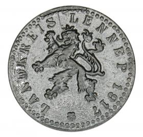 Obrazek dla: 10 fenigów 1917 Lennep Nadrenia