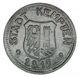 Obrazek dla: 10 fenigów 1917 Kempten Bawaria