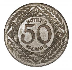 Obrazek 2 dla: 50 fenigów 1920 Ohligs Nadrenia