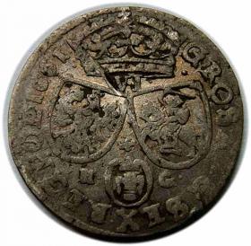 Obrazek 2 dla: Szóstak 1661 Jan Kazimierz Poznań