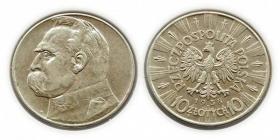 10 złotych 1938 Józef Piłsudski