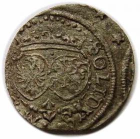 Obrazek 2 dla: szeląg 1617 Zygmunt III Waza Wilno