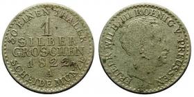 1 srebrny grosz 1822 Fryderyk Wilhelm III Prusy