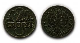 Obrazek dla: 2 grosze 1935 II RP