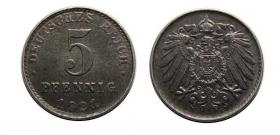 5 fenigów 1921 Berlin Republika Weimarska