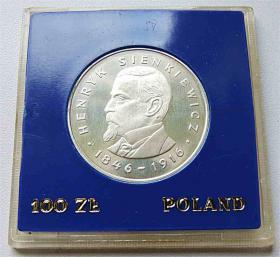 Obrazek dla: 100 złotych 1977 Henryk Sienkiewicz