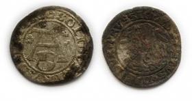 Obrazek dla: szeląg pruski 1530 Albrecht Hohenzollern Księstwo Pruskie Królewiec