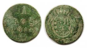 Obrazek dla: Grosz 1814 Księstwo Warszawskie Warszawa