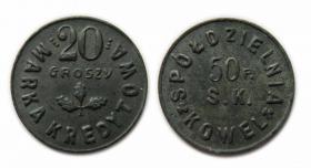 Obrazek dla: 20 groszy Kowel 50 Pułk Strzelców Kresowych