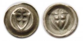 Obrazek dla: Brakteat tarcza z trójlistkiem Zakon Krzyżacki