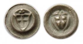 Obrazek dla: Brakteat tarcza z 3 kropkami Zakon Krzyżacki