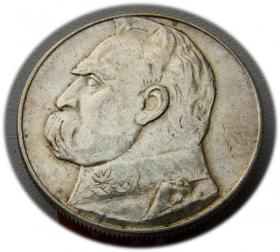 Obrazek dla: 10 złotych 1937 Józef Piłsudski Warszawa