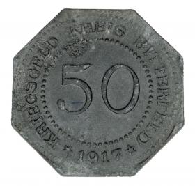 50 fenigów 1917 Bitterfeld Saksonia