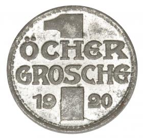 Obrazek 2 dla: 1 grosz 1920 Aachen Nadrenia