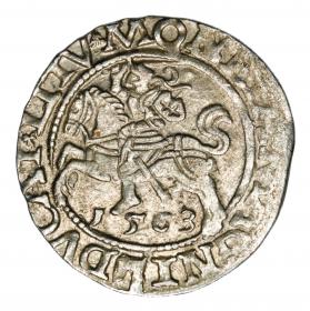 Obrazek dla: Półgrosz 1563 Zygmunt II August Litwa Wilno