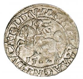 Obrazek dla: Półgrosz 1562 Zygmunt II August Litwa Wilno