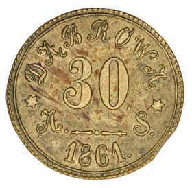Żeton 1861 Dąbrowa