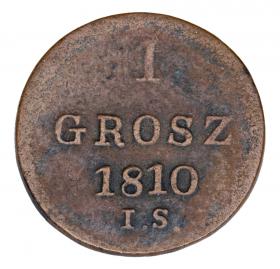 Obrazek dla: Grosz 1810 Fryderyk August Księstwo Warszawskie Warszawa