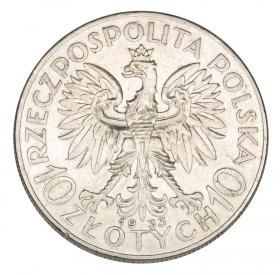 Obrazek 2 dla: 10 złotych 1933 Głowa Kobiety II RP Warszawa