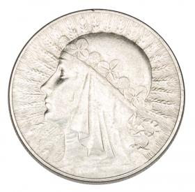 Obrazek dla: 10 złotych 1933 Głowa Kobiety II RP Warszawa