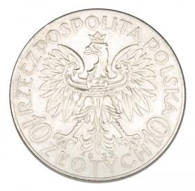 Obrazek 2 dla: 10 złotych 1933 Głowa Kobiety II RP Warszawa