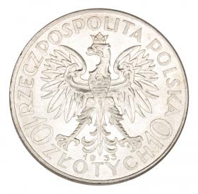 Obrazek 2 dla: 10 złotych 1933 Głowa Kobiety II RP Warszawa