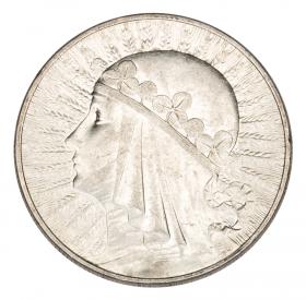 Obrazek dla: 10 złotych 1933 Głowa Kobiety II RP Warszawa