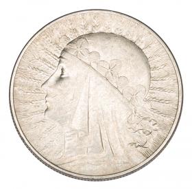 Obrazek dla: 10 złotych 1933 Głowa Kobiety II RP Warszawa