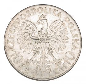 Obrazek 2 dla: 10 złotych 1933 Głowa Kobiety II RP Warszawa