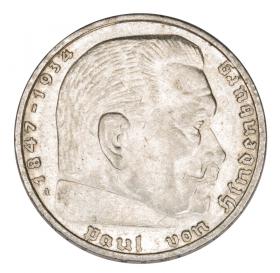 Obrazek dla: 2 marki 1937 Paul von Hindenburg / swastyka Niemcy Berlin A