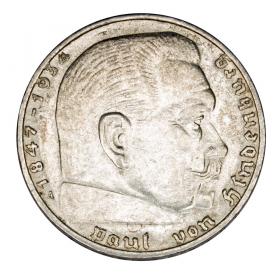 Obrazek dla: 2 marki 1937 Paul von Hindenburg / swastyka Niemcy Berlin A