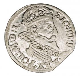 Obrazek dla: Trojak 1623 Zygmunt III Waza Polska Kraków