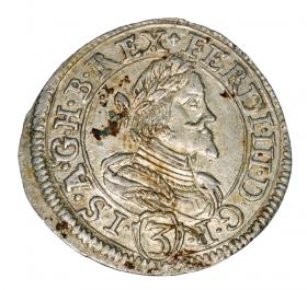 Obrazek dla: 3 krajcary 1640 Ferdynand III Habsburg Austria Graz
