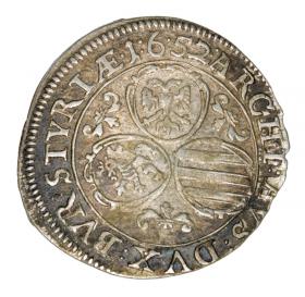 Obrazek 2 dla: 3 krajcary 1652 Ferdynand III Habsburg Austria Graz