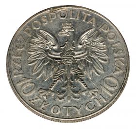 Obrazek 2 dla: 10 złotych 1933 Jan III Sobieski Polska Warszawa