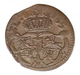 Obrazek 2 dla: Grosz 1755 August III Polska Gubin