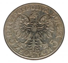 Obrazek 2 dla: 5 złotych 1934 II RP Warszawa