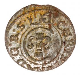 Obrazek dla: Szeląg 1653 Krystyna Waza Ryga