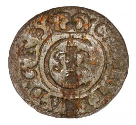 Obrazek dla: Szeląg 1653 Krystyna Waza Liwonia