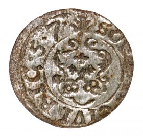 Obrazek 2 dla: Szeląg 1657 Karol Gustaw Ryga