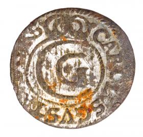 Obrazek dla: Szeląg 1660 Karol Gustaw Ryga