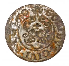 Obrazek 2 dla: Szeląg 1660 Karol Gustaw Ryga