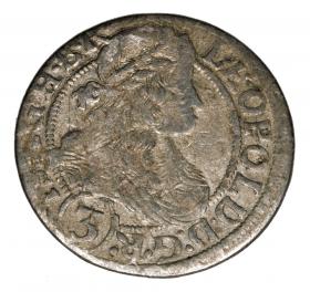 Obrazek dla: 3 krajcary 1666 Leopold I Habsburg Śląsk Wrocław