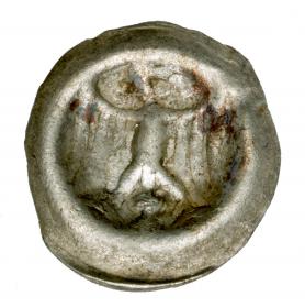 Obrazek dla: Brakteat orzeł w prawo Fryderyk II Żelazny Niemcy Brandenburgia