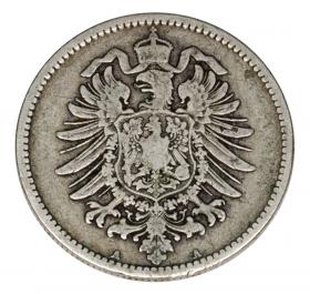 Obrazek 2 dla: 1 marka 1876 Wilhelm I Hohenzollern Prusy Berlin