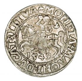 Obrazek dla: Półgrosz 1549 Zygmunt II August Litwa Wilno