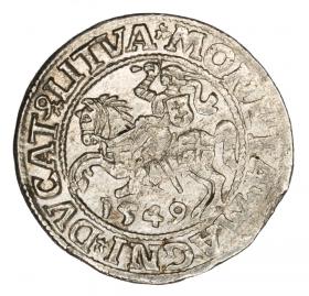 Obrazek dla: Półgrosz 1549 Zygmunt II August Litwa Wilno