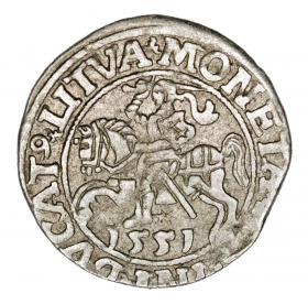 Obrazek dla: Półgrosz 1551 Zygmunt II August Litwa Wilno